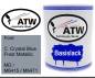 Preview: Ford, C. Crystal Blue Frost Metallic, MD / M6415 / M6471: 1L Lackdose, von ATW Autoteile West.